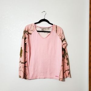 Pink camo tee